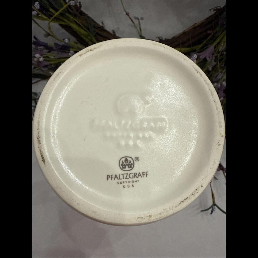 VTG Pfaltzgraff Tea Rose Milk Jug Jar Vase Stoneware Cottagecore Farm Sh… - Picture 5 of 6
